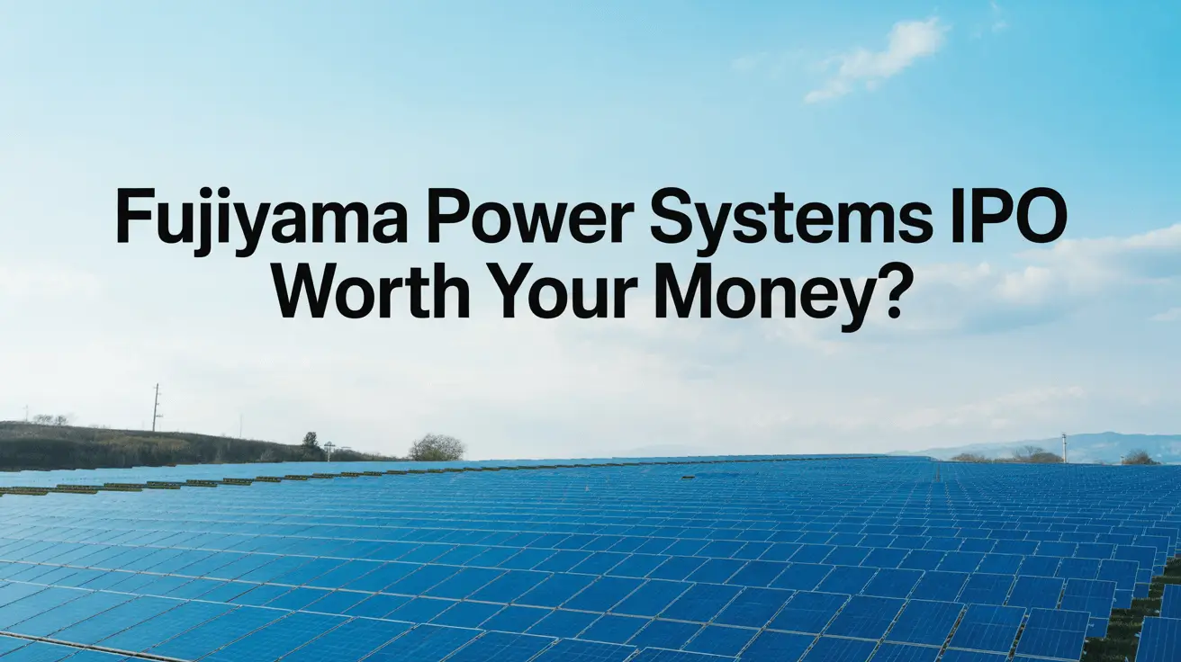 Fujiyama Power Systems IPO