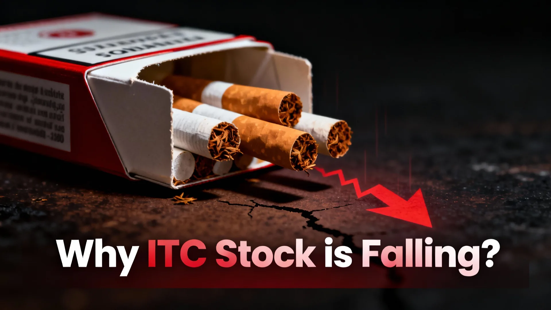ITC share price falling